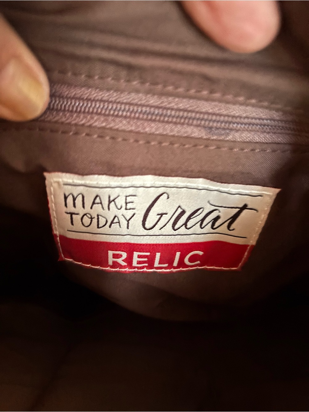 Relic burgundy crossbody